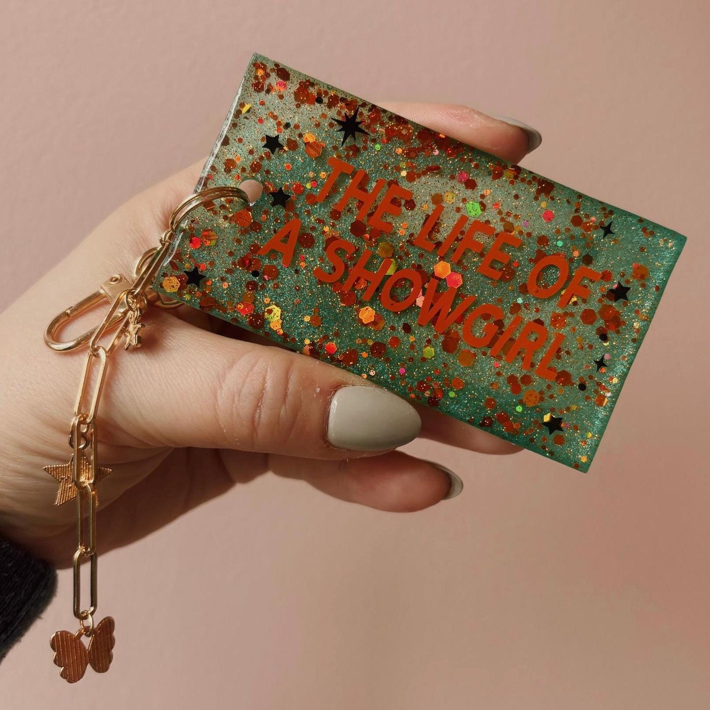 Custom Taylor Swift The Life of a Showgirl Keychain – Choose Any Song or Album