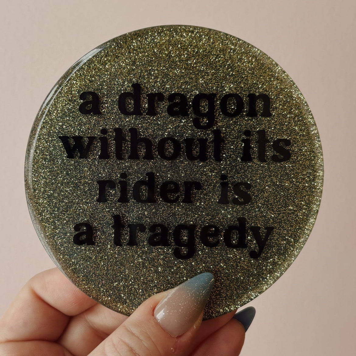 Fourth Wing Inspired Coaster Set | Dragon Fantasy Book Coasters | Romantasy Decor