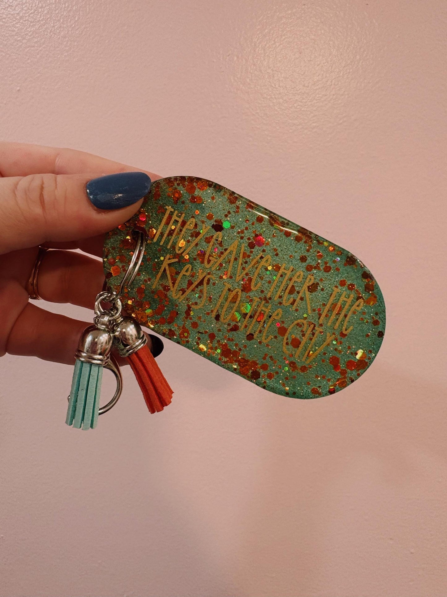 Custom Taylor Swift The Life of a Showgirl Keychain – Choose Any Song or Album
