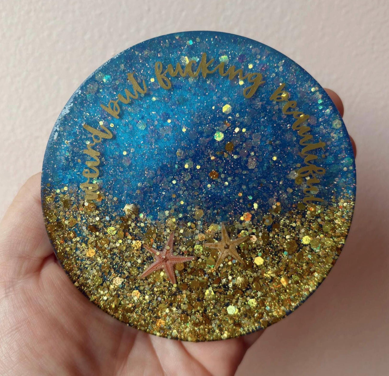 Taylor Swift Inspired Resin Coasters – Handmade Album & Era Coaster – Midnights