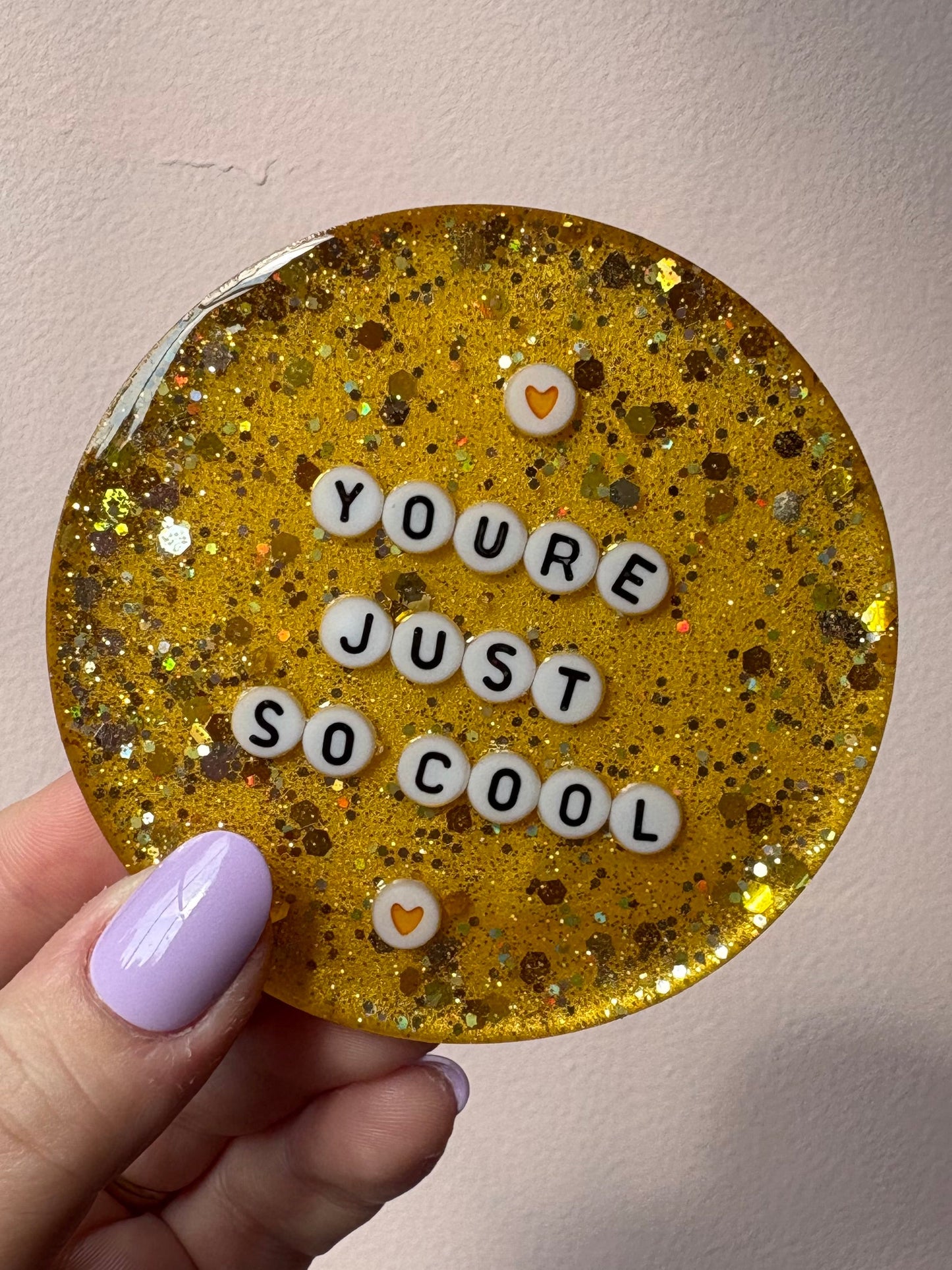 Taylor Swift Inspired Resin Coasters – Handmade Album & Era Coaster – Fearless