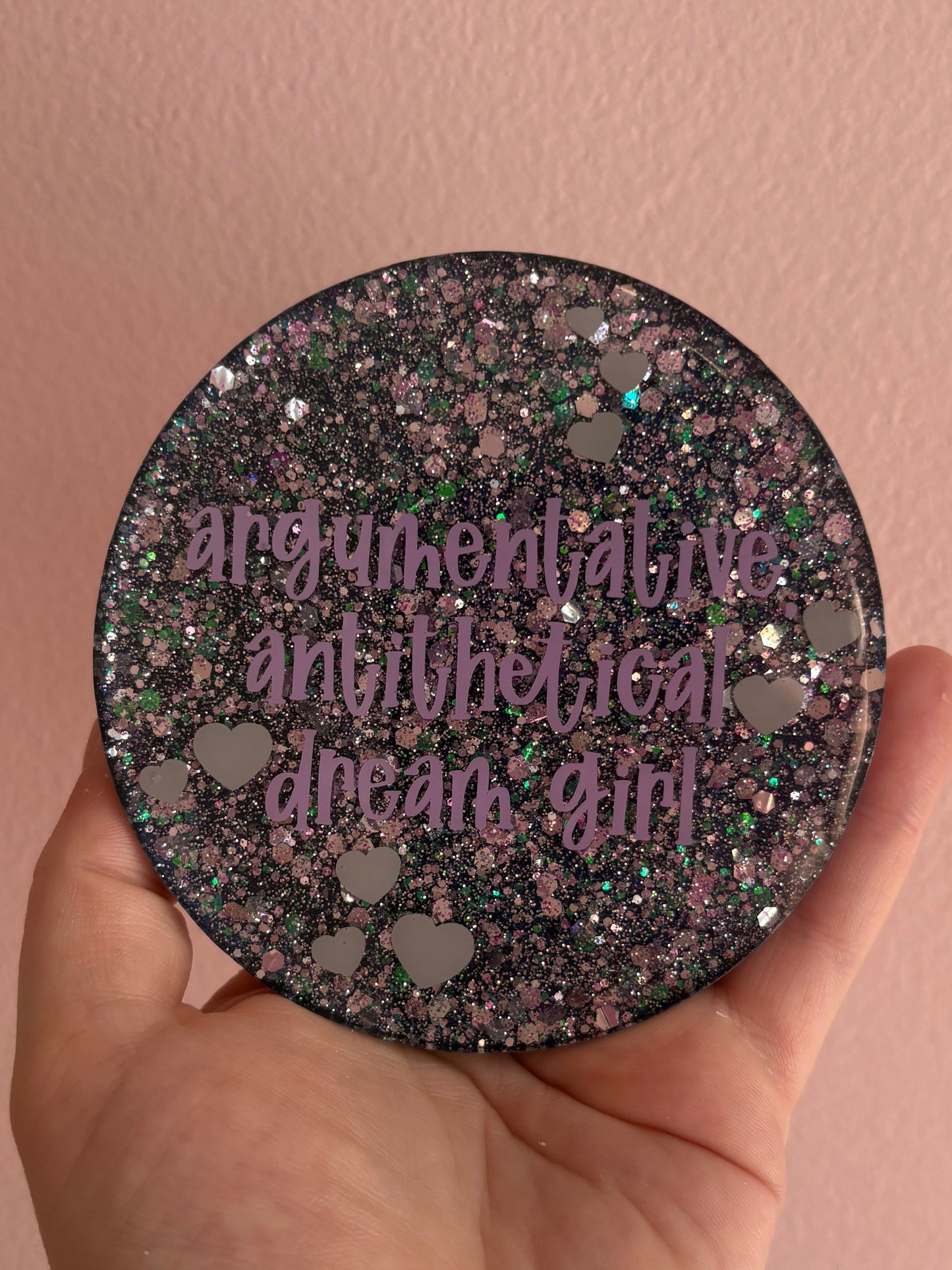 Taylor Swift Inspired Resin Coasters – Handmade Album & Era Coaster – Midnights