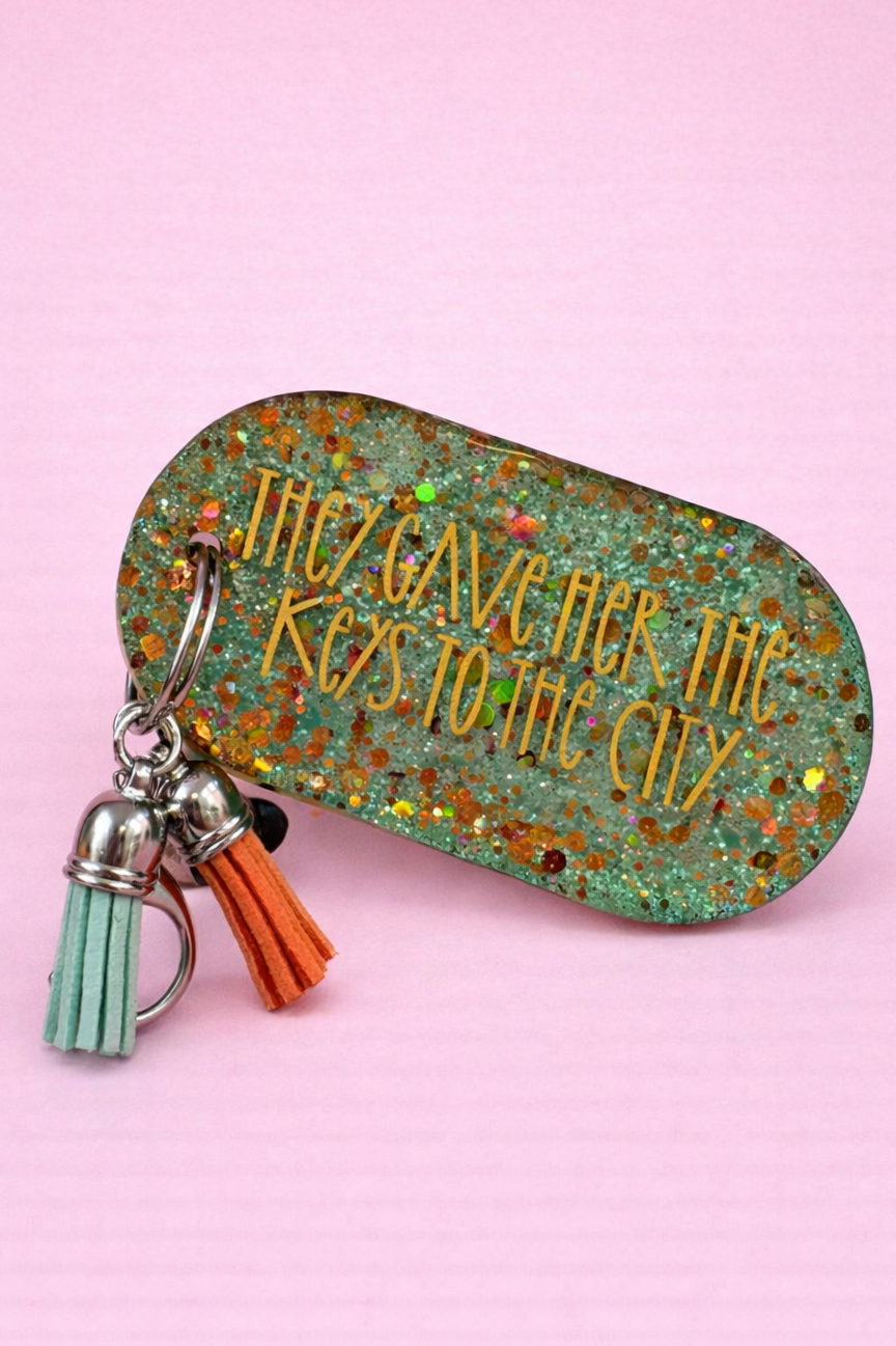 Taylor Swift Inspired Resin Keychain — Fully Customizable | Pick Your Era