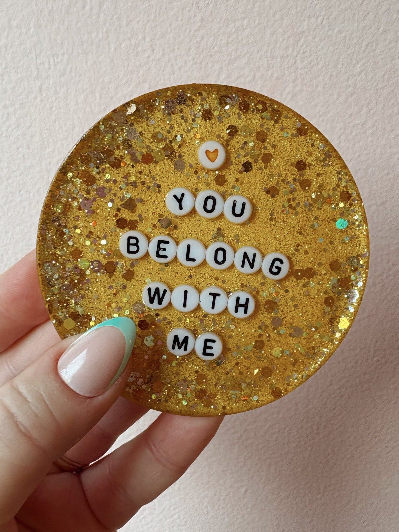 Taylor Swift Inspired Resin Coasters – Handmade Album & Era Coaster – Fearless