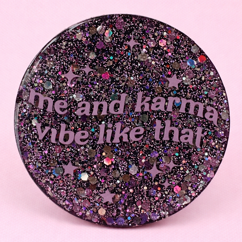 Taylor Swift Inspired Resin Coasters – Handmade Album & Era Coaster – Midnights