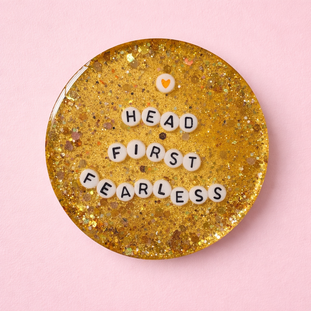 Taylor Swift Inspired Resin Coasters – Handmade Album & Era Coaster – Fearless
