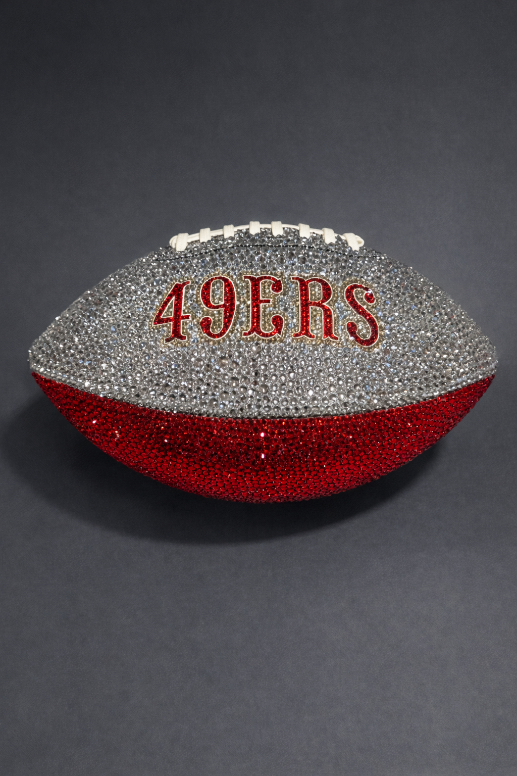 Custom Personalized Bling Rhinestone Football Choose Your Color Size & Logo