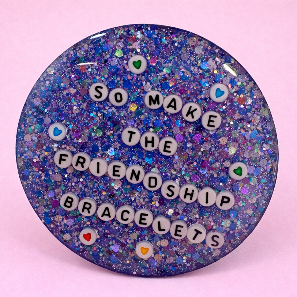 Taylor Swift Inspired Resin Coasters – Handmade Album & Era Coaster – Midnights